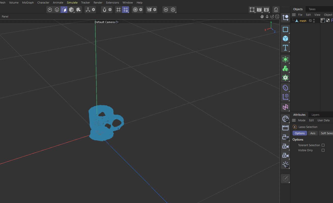 Activity 2 Scaniverse and Cinema 4D proccess work